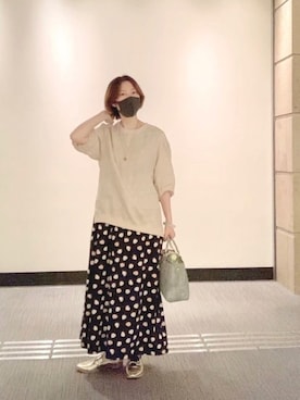 「Mathilda（マチルダ）のアイテム」を使った、園崎未恵 Sonozaki Mieさん（レディース・155cm）の春コーディネート