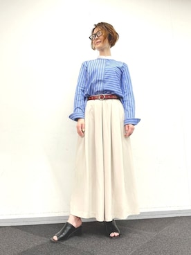 園崎未恵 Sonozaki Mieさん（レディース・155cm）の夏コーディネート