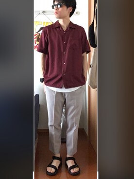 シロクマさん（メンズ・173cm）の春コーディネート