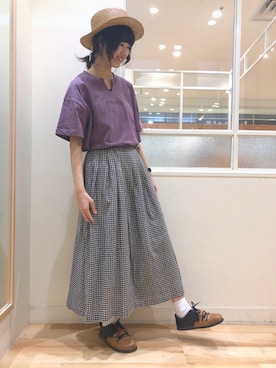 まっちゃんさん（レディース・168cm）の夏コーディネート