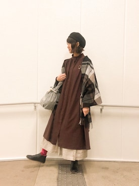 まっちゃんさん（レディース・167cm）の冬コーディネート