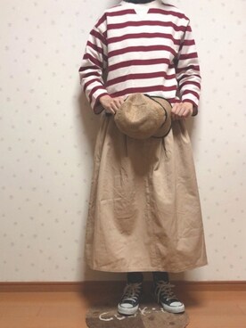 まっちゃんさん（レディース・166cm）の春コーディネート