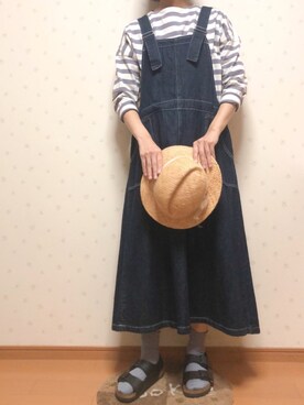 まっちゃんさん（レディース・166cm）の春コーディネート