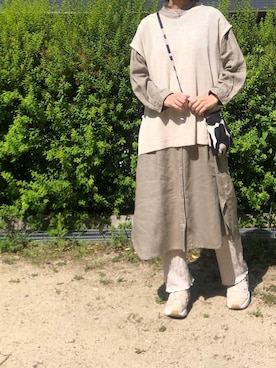 まっちゃんさん（レディース・166cm）の春コーディネート