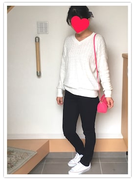 「SOMETHING（サムシング）のアイテム」を使った、coconeさん（キッズ・100cm）の春コーディネート