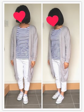 「SOMETHING（サムシング）のアイテム」を使った、coconeさん（キッズ・100cm）の春コーディネート