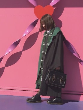 「スリザリン」｜米子さん（レディース・161cm）の秋コーディネート