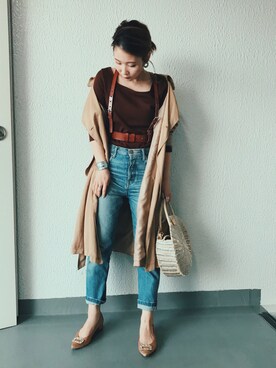 remiさん（レディース・158cm）の春コーディネート