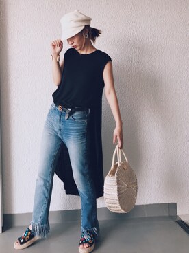 remiさん（レディース・158cm）の夏コーディネート