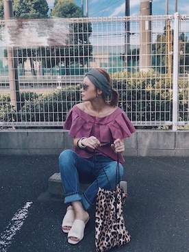 「ROXD（ロッド）のアイテム（リング）」を使った、remiさん（レディース・158cm）の夏コーディネート