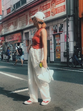 「Bonappetit（ボナペティ）のアイテム」を使った、remiさん（レディース・158cm）の夏コーディネート