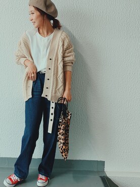 「シンプルおしゃれが好き」｜remiさん（レディース・158cm）の秋コーディネート