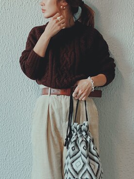 remiさん（レディース・158cm）の秋コーディネート