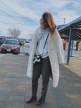 remiさん（レディース・158cm）の冬コーディネート