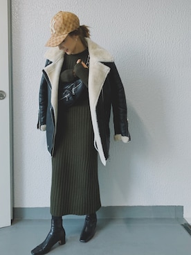 remiさん（レディース・158cm）の冬コーディネート