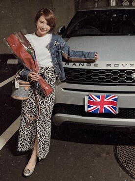 「Ameri（アメリ）のアイテム（デニムジャケット）」を使った、remiさん（レディース・158cm）の秋コーディネート