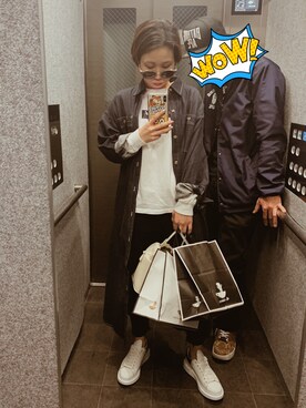 「CONVERSE TOKYO（コンバーストウキョウ）のアイテム（ワンピース/ドレス）」を使った、remiさん（レディース・158cm）の春コーディネート