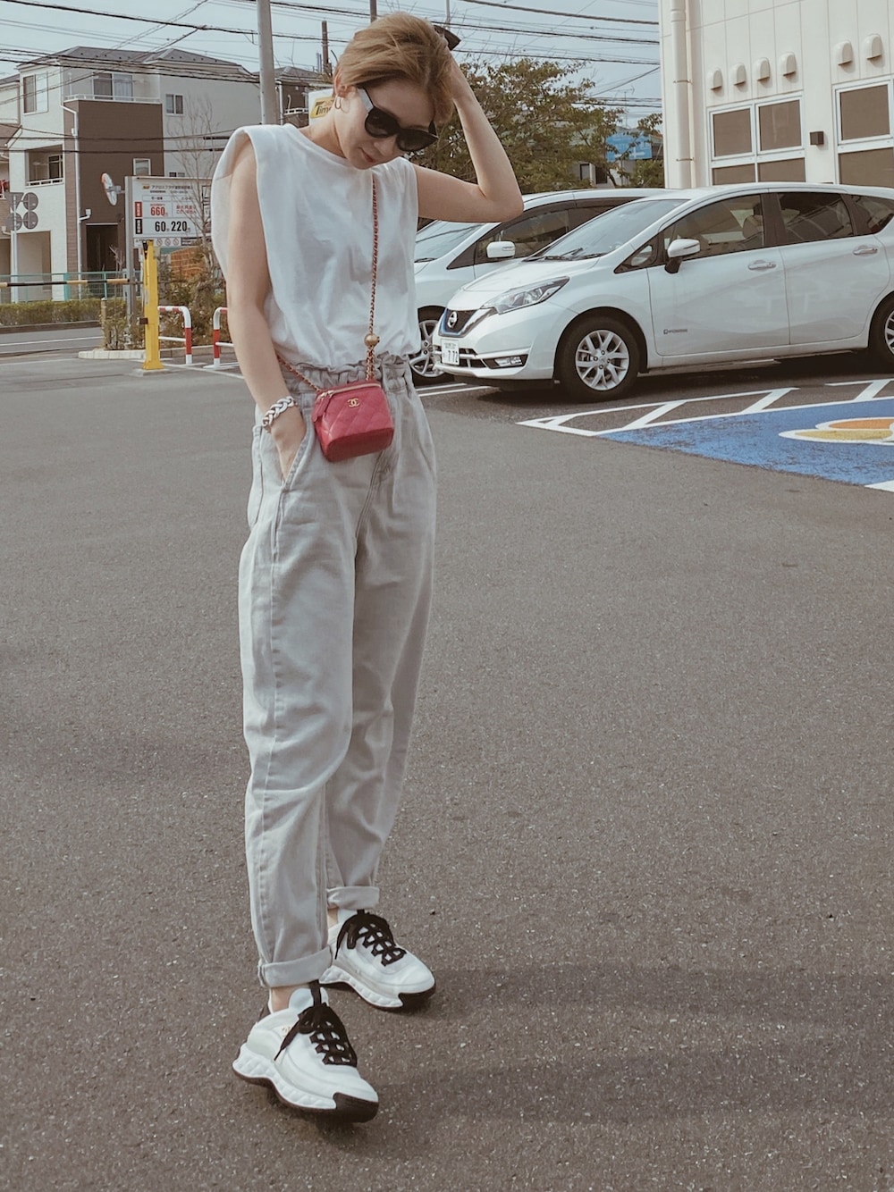Ameri VINTAGE アメリヴィンテージ SHOULDER DETAIL TANK TOP ショルダーディテールタンクトップ カットソー Ameri VINTAGE アメリヴィンテージ SHOULDER DETAIL TANK TOP