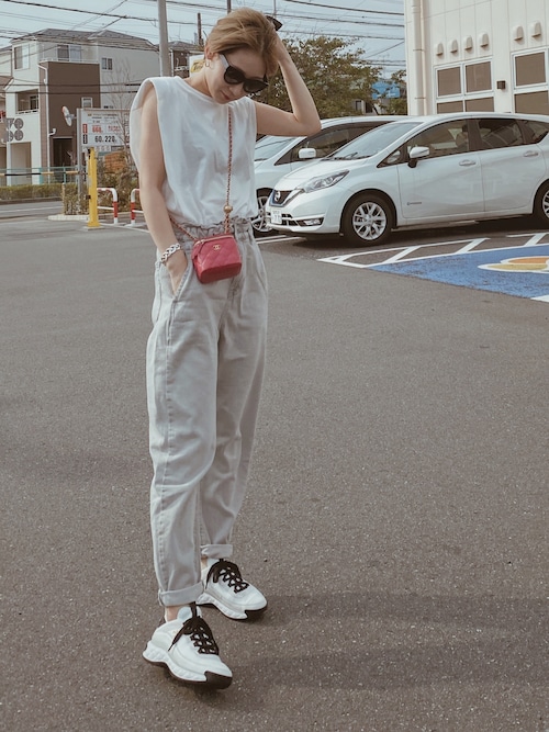 Ameri VINTAGE アメリヴィンテージ SHOULDER DETAIL TANK TOP ショルダーディテールタンクトップ カットソー Ameri VINTAGE アメリヴィンテージ SHOULDER DETAIL TANK TOP