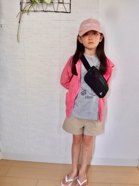 「学校こーで」｜ropimaさん（キッズ・125cm）の春コーディネート