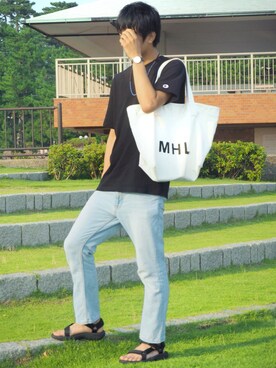 しゅう@相互フォローさん（メンズ・180cm）の夏コーディネート