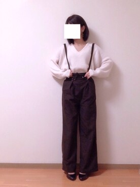 「SpRay（スプレイ）のアイテム（ミリタリージャケット）」を使った、mulkさん（レディース・149cm）の冬コーディネート
