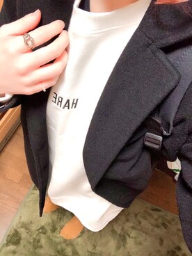 「SpRay（スプレイ）のアイテム（ダウンジャケット/コート）」を使った、りなたんさん（レディース・165cm）の冬コーディネート