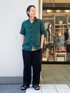 「SHAKA（シャカ）のアイテム」を使った、Kojiさん（メンズ・168cm）の夏コーディネート