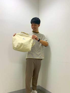 「Scye（サイ）のアイテム（Tシャツ/カットソー）」を使った、Kakeruさん（メンズ・170cm）の夏コーディネート