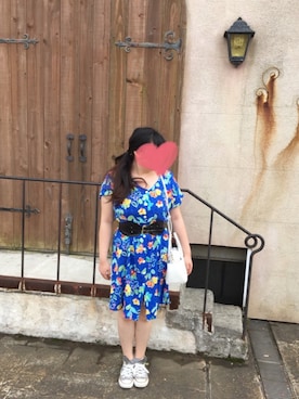 「仮面ライダー部」｜真名愛恵さん（レディース・162cm）の夏コーディネート