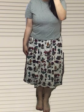 「仮面ライダー部」｜真名愛恵さん（レディース・162cm）の夏コーディネート