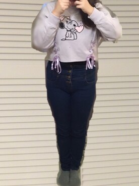 「仮面ライダー部」｜真名愛恵さん（レディース・162cm）の秋コーディネート