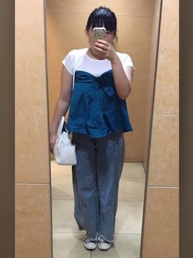 真名愛恵さん（レディース・162cm）の夏コーディネート