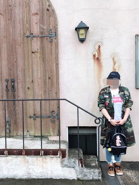 真名愛恵さん（レディース・163cm）の夏コーディネート