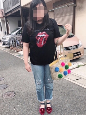 「ミックススタイル」｜「アイテム（その他）」を使った、真名愛恵さん（レディース・163cm）の秋コーディネート