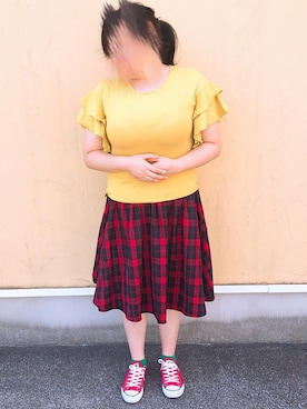 真名愛恵さん（レディース・163cm）の秋コーディネート