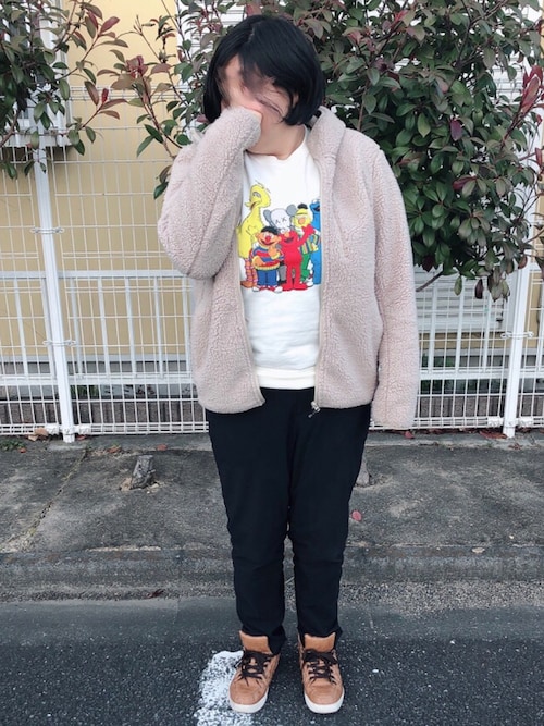 Megu ユニクロのパーカーを使ったコーディネート Wear