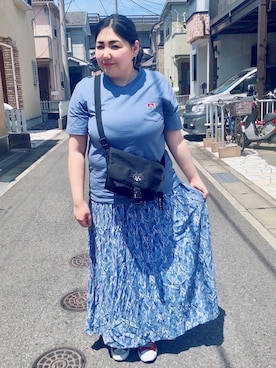 真名愛恵さん（レディース・163cm）の春コーディネート