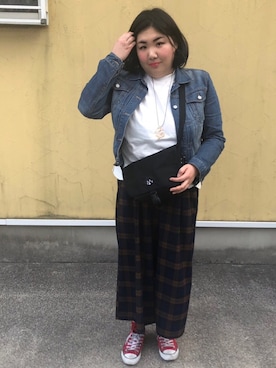 真名愛恵さん(レディース・163cm)の春コーディネート