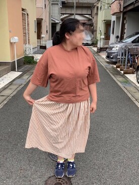 真名愛恵さん（レディース・163cm）の夏コーディネート
