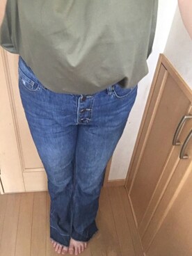 真名愛恵さん（レディース・162cm）の夏コーディネート