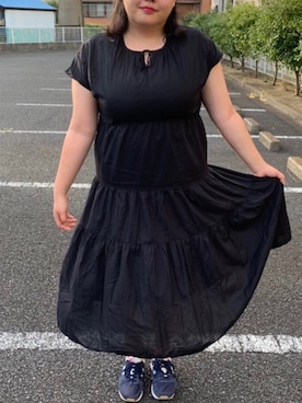 ギャザーティアードワンピース を使った人気ファッションコーディネート Wear