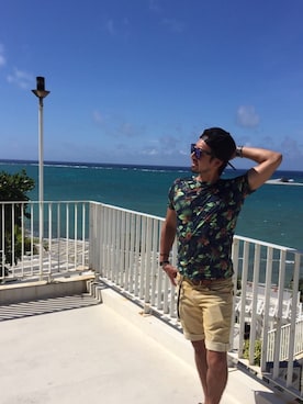 「CRAP EYEWEAR(クラップアイウェア)のアイテム」を使った、TKさん(メンズ・170cm)の春コーディネート