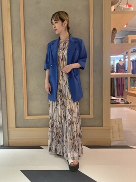 「G.V.G.V.（ジーヴィージーヴィー）のアイテム（ジャケット/アウター）」を使った、Sさん（レディース・154cm）の夏コーディネート