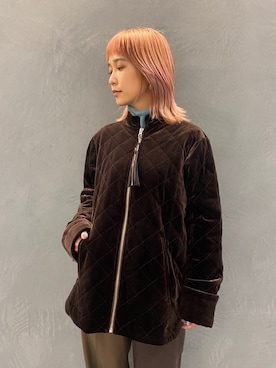 「G.V.G.V.（ジーヴィージーヴィー）のアイテム（その他アウター）」を使った、Sさん（レディース・154cm）の秋コーディネート