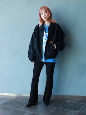 「G.V.G.V.（ジーヴィージーヴィー）のアイテム（アクセサリー）」を使った、Sさん（レディース・155cm）の冬コーディネート