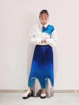「G.V.G.V.（ジーヴィージーヴィー）のアイテム（アクセサリー）」を使った、Sさん（レディース・151cm）の冬コーディネート