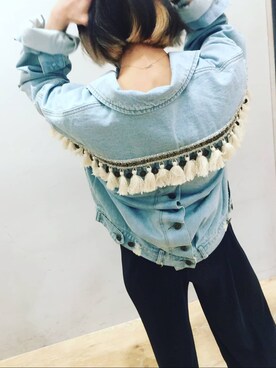「フォロー、イイネ、お気に入り登録お願いします♡」｜「アイテム（ブルゾン）」を使った、Miki Nodaさん（レディース・159cm）の冬コーディネート