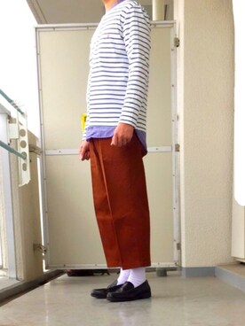 全身ユニクロおじさんさん（メンズ・177cm）の春コーディネート