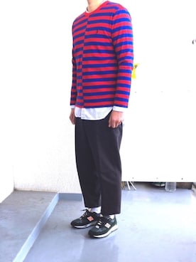 全身ユニクロおじさんさん（メンズ・177cm）の春コーディネート